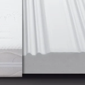 Detail latexového topperu na matraci