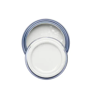 Světle šedá křídová barva na nábytek s obsahem vosku Frenchic Lazy Range Wolf Whistle