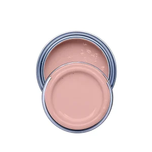 Starorůžová exteriérová křídová barva Dusky Blush – produktová fotografie a ukázka odstínu