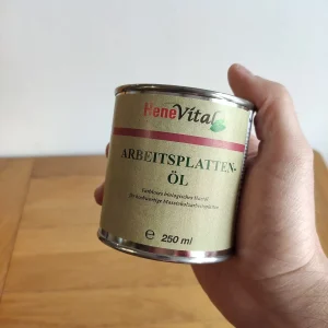 Přírodní olej na pracovní desky
