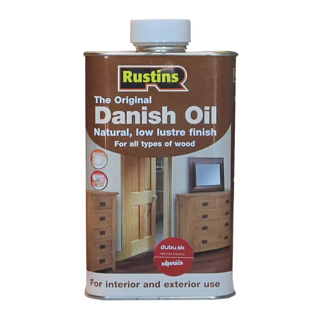 Dánský olej na ochranu a opravu dřeva od britského výrobce Rustins - 1l - Dubu.sk - věrní kvalitě