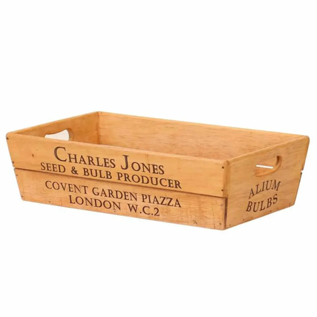 Dřevěný retro podnos Charles Jones - Dubu.sk - věrní kvalitě