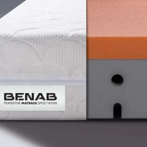 Matrace Benab Monaco se silnou 5 cm vrstvou VISCO elastické paměťové pěny