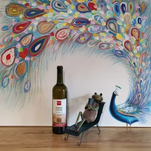 Žába na lehátku s drinkem MH4350