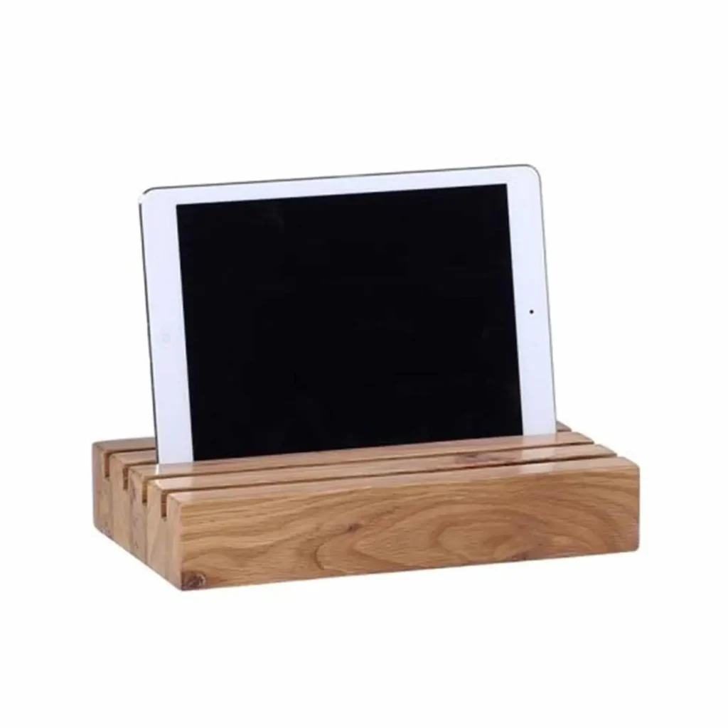 Dřevěný stojan na tablet nebo mobilní telefon - Dubu.sk - nábytek z masivu