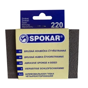 Brusná houbička na dřevo 220