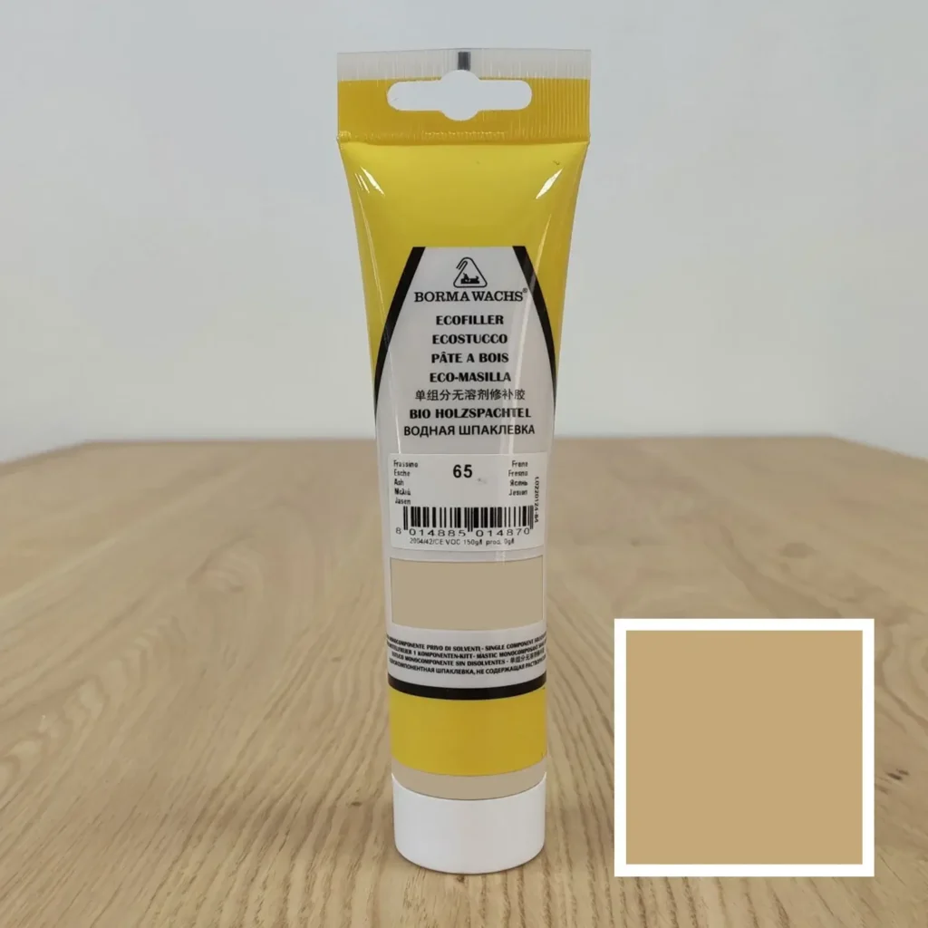 Ecofiller s jasanovým pigmentem, tmel v tubě od Borma Wachs Ecostucco