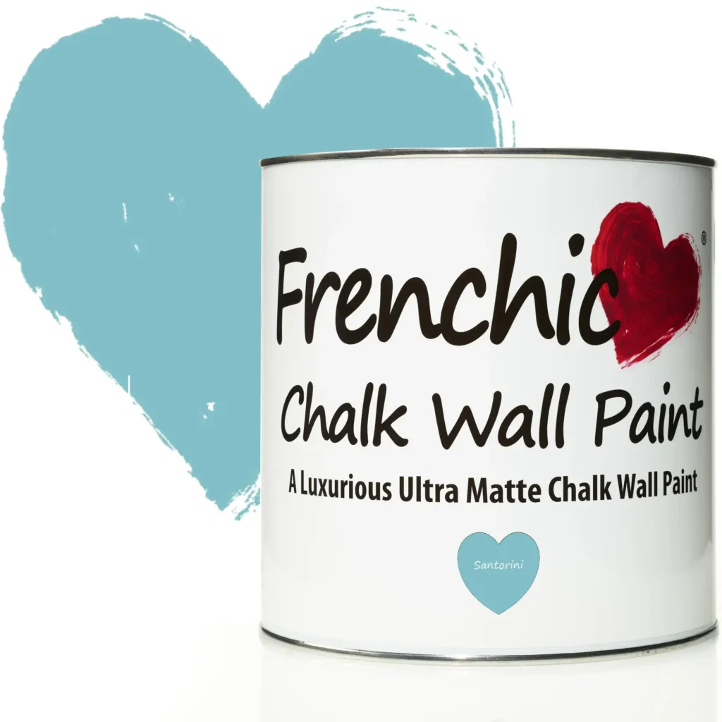 Barva na stěnu v modrém odstínu Frenchic Wall Paint Santorini