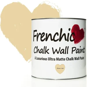 Matná křídová barva na stěnu ve žlutém odstínu Frenchic Chalk Wall Paint Straw Hat